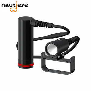 Nautieye T4000S 4000LM Kỹ Thuật Scuba Diving Đèn Pin Dive <span class=keywords><strong>Torch</strong></span> Side Núi Ánh Sáng Chính Với Canister - Product Image 4