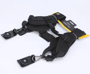 Quick Release Dual-Shoulder-Kameras Gurt Doppelter Schulter gurt für 2 DSLR-Kameras