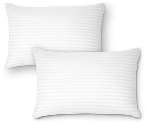 Bantal Tidur Serat Poliester Gel Bergaris, Bantal Tidur Serat Berongga Mewah - Product Image 1