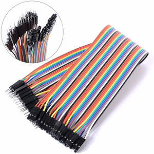 40PIN femelle mâle DuPont câble ligne câble électrique Jumper Connector <span class=keywords><strong>Breadboard</strong></span> 10cm 20cm 30cm <span class=keywords><strong>breadboard</strong></span> jumper fils Offre Spéciale - Product Image 1