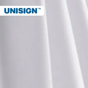 Unisign पर्यावरण विलायक पॉलिएस्टर बुना हुआ झंडा कपड़े 110gsm उच्च बनाने की क्रिया मुद्रण झंडा बैनर कपड़े