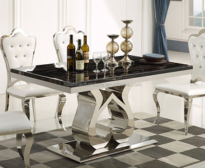 Ensemble de table à manger en marbre moderne pour la maison, vente en gros, 6 places - Product Image 2