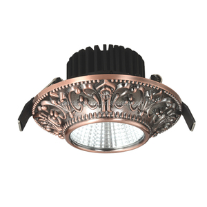 Berdis-luz descendente de techo con patrón clásico regulable, lámpara LED recortada de 75mm