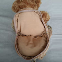 Jouets en peluche personnalisés en usine, sacs à dos ours en peluche, jouets en peluche