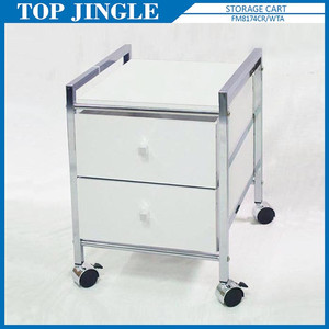 Carrito útil de madera Mdf de 4 niveles con cajones - Product Image 3