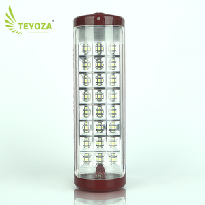 Luz de emergencia portátil led de energía solar con enchufe redondo - Product Image 2