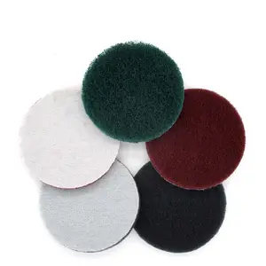 4 Inch Multi-purpose Flocking Scouring Pad 240-1500 Grit Industrial Heavy Duty Nylon Cloth for Polishing & Grinding