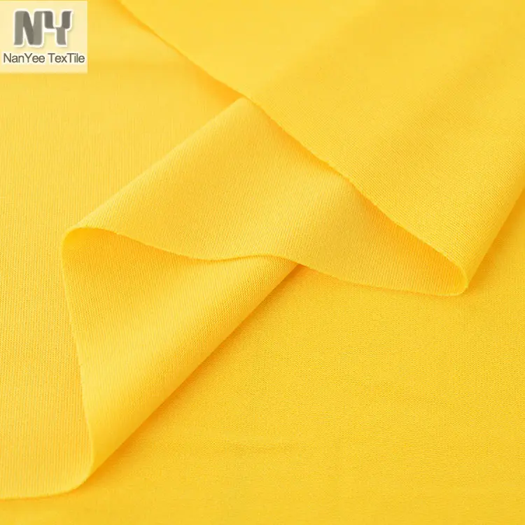 Nanyee tecido textil de lycra liso, peso médio em estoque