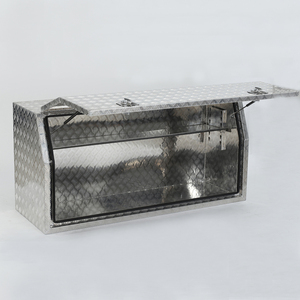 Aluminum Tool Box Box Aluminium Tool Box Waterproof Aluminum Full Open Storage Truck Tool Box With Shelf For Trailer And Pickup BH-X1705382NQ
