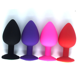 Tapón Anal de Silicona con Decoración de Joyas Extraíbles, Juguetes Sexuales, Masajeador de Próstata, Juguetes Sexuales Anales para Parejas Gay - Product Image 3