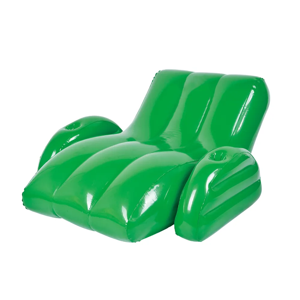 최고 가격 비닐 플라스틱 바닷가 Pvc 호화로운 라운지용 의자 고품질 팽창식 소파