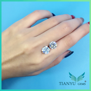 Couleur améliorée diamants 10mm ancienne <span class=keywords><strong>mine</strong></span> cut pour toujours un DEF couleur blanc moissanite - Product Image 5
