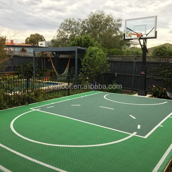 Hot sale multi sports pp plastic tile cheap price standard basketball court