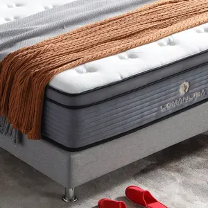 Colchón de alta calidad Tamaño Queen Tejido de punto Hotel Pocket Spring Bed Colchón Fábrica - Product Image 5