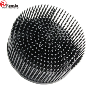 Commercio all'ingrosso 180mm Pin pinne dissipatore di calore rotondo dissipatore di calore luci di crescita radiatore alluminio estruso nero 14500 profili Ip67 - Product Image 3