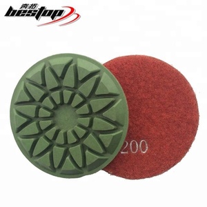 D76mm <span class=keywords><strong>terrazo</strong></span> piso pulido <span class=keywords><strong>de</strong></span> diamantes almohadillas Wet utilizado - Product Image 1