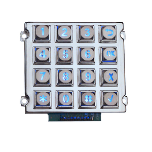 4x416キーマトリックスUSBファンクションキーキオスクアプリケーション用バックライト付きキーパッド - Product Image 5