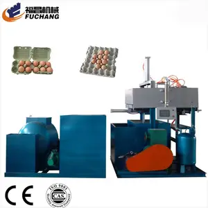 Fruit Papier Pulp Karton Verpakking Making Machine Eierrekje Machine Voor Algerije