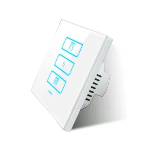 도매 Lanbon L7 Tuya Zigbee 스마트 벽 조명 스위치 와이파이 구글 홈 아마존 알렉사 원격 제어 커튼 스위치