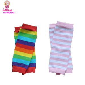 Calentadores de piernas de tamaño para recién nacidos, calentadores de piernas de tamaño RTS, con diseño de rayas tejidas para bebés y niños pequeños - Product Image 5