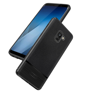 Nuovi Arrivi <span class=keywords><strong>A7</strong></span> 2018 Posteriore Del Telefono Mobile Caso Della Copertura del Cuoio Del Modello Sillicon Cassa Del Telefono di TPU per la Galassia A8 2018 Plus - Product Image 3