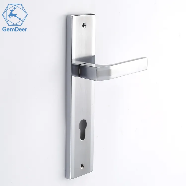 Order Aluminum handle iron plate 8540 LOCK BODY DOOR LOCK CP COLOR BIG SIZE DOOR HANDLE