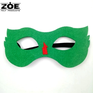 Muestra gratis Reutilizable Respetuoso del medio ambiente Fieltro FaceMasks negro de fieltro para los niños - Product Image 3