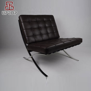 (SP-HC080) uptop Mies van der Rohe cuero esperando silla oficina - Product Image 4