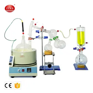 Kleine Size Glas Vacuüm Distillatie Apparatuur Voor Essentiële Olie