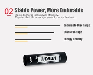 Thời Hạn Sử Dụng 15 Năm Pin <span class=keywords><strong>Lithium</strong></span> Tipsun 1.5V <span class=keywords><strong>AAA</strong></span> FR03 L92 - Product Image 5