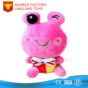 Juguetes de dibujos animados para niños 25cm Impresión de rana verde Muñeca Pareja Rana Juguetes de peluche - Product Image 5