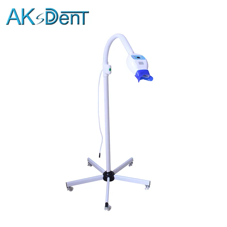 AKsDenT D6GG-B גלגל סוג הלבנת led מנורת שיניים הלבנת שיני מכונה הלבנת אור