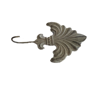 Vintage hierro pared <span class=keywords><strong>de</strong></span> la flor <span class=keywords><strong>de</strong></span> <span class=keywords><strong>lis</strong></span> gancho - Product Image 1