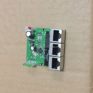 Thiết Kế Tốt Hơn/Chất Lượng DC Điện Áp 5/7.5/9/12 V 5-15 V Rộng Phạm Vi Mini <span class=keywords><strong>PCB</strong></span> 3 Cổng <span class=keywords><strong>Ethernet</strong></span> Chuyển Đổi Hội Đồng Quản Trị Cho iốt Robot Công Nghiệp - Product Image 4