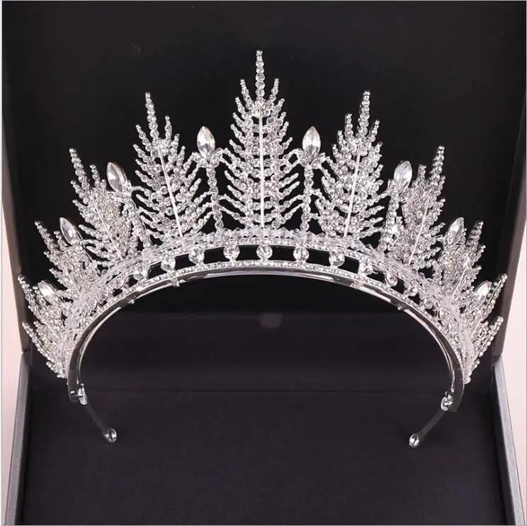 Tiaras e coroa de noiva, vintage retrô dourada para casamento noiva, baile, royal crown, acessórios para cabeça de casamento