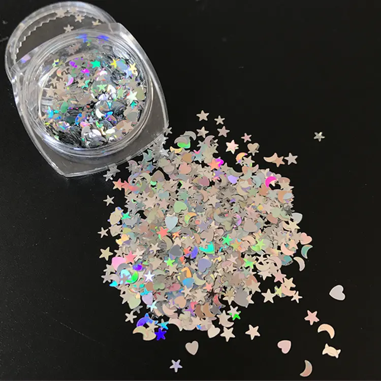 Factory Direct Sale Bulk Sequins Silver Color Sequins for Decoration