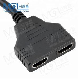 30CM 24k placcato in oro 1 in <span class=keywords><strong>2</strong></span> Out <span class=keywords><strong>HDMI</strong></span> a <span class=keywords><strong>HDMI</strong></span> Splitter cavo <span class=keywords><strong>adattatore</strong></span> per HDTV - Product Image 2