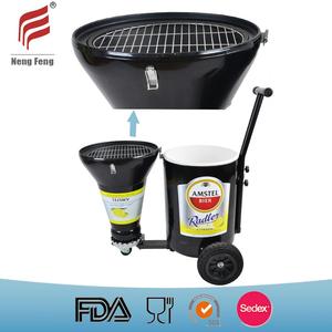 Enfriador de Bebidas con Ruedas para Fiestas, Enfriador de Botellas de Cerveza, Parrilla para Barbacoa, Enfriador de <span class=keywords><strong>Vino</strong></span>, Cubo de Hielo Portátil para Cerveza - Product Image 6