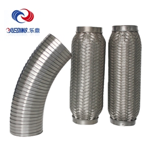 Silencieux d'échappement flexible 51mm en acier inoxydable, avec verrouillage automatique, tube flexible, pour moto - Product Image 1