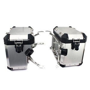 Aluminium motorcycle saddle box for BMW ADV