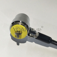 Candado de Seguridad Antirrobo con Cable de Acero y Aleación de Zinc, Acabado Pulido, Tipo Llave, para iPhone, iPad y Tabletas