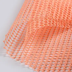 Dệt kim sợi dọc 100% polyester stiff lưới vải cho hành lý