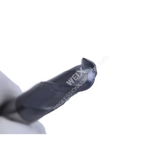 Fresa de Bola de Carburo de Tungsteno de 2 Filos, Cortador CNC de 3.175mm 50mm 55HRC, Corte Central - Product Image 6