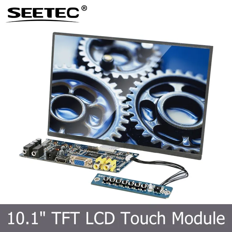 Touchscreen 4 wire resitive 5 fio opcional AV VGA DVI interface CE FCC aprovado 10.4 "SKD hdmi display lcd