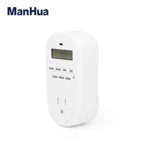 ManHua TG10E Electrónica Programable bomba de agua interruptor de temporizador de dispositivo para EE. UU.