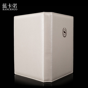 Portadocumentos de Cuero Premium para Hotel, Carpeta de <span class=keywords><strong>Menú</strong></span> Personalizada A4 para Servicios a Huéspedes, Suministros para Restaurantes - Product Image 3