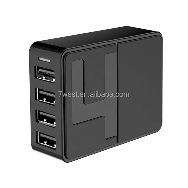 ホット販売4ポートUSBデスクトップ充電器モバイルアクセサリー電話ホーム充電器4 USBトラベル充電器