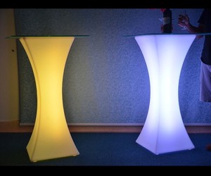 Bàn Ghế Quán Bar Đổi Màu RGB Hộp Đêm HiệN ĐạI Đèn <span class=keywords><strong>Led</strong></span> Bàn Quán Bar - Product Image 2