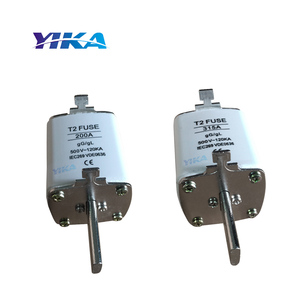 Yika sứ đồng cầu chì liên kết điện áp thấp 250V 380V 500V 660V 1000V 100A cao phá vỡ Công suất gốm HRC cầu chì - Product Image 2