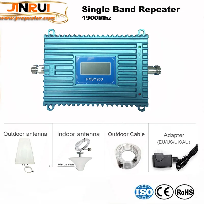 Signal Repeater 4G LTE 1900 PCS 1900MHZ Mobile Signal Booster 2グラム3グラムCellular Signal Amplifier